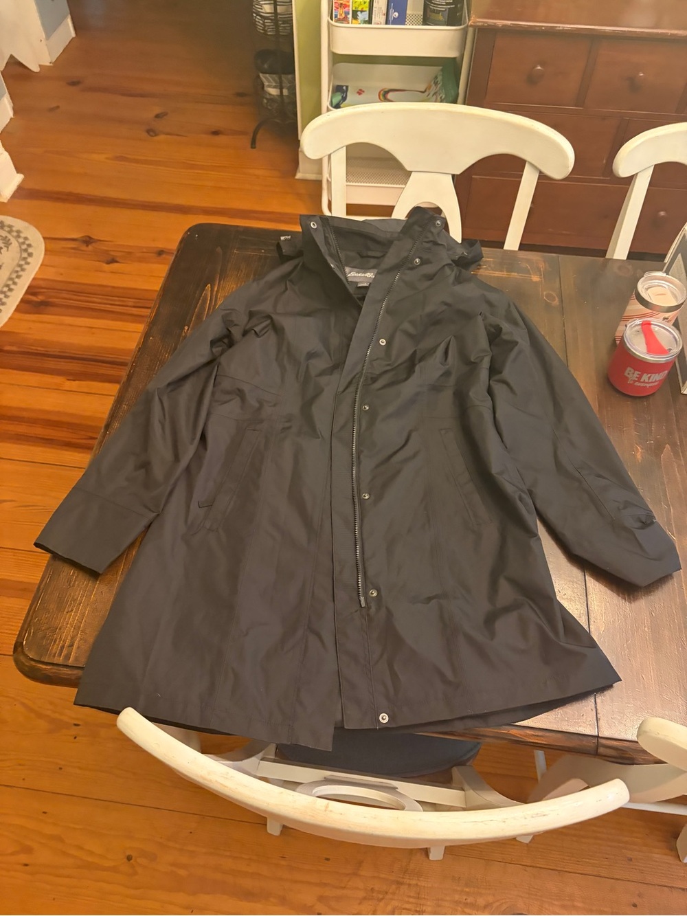 Eddie Bauer Black Girl on the Go Unlined Jacket